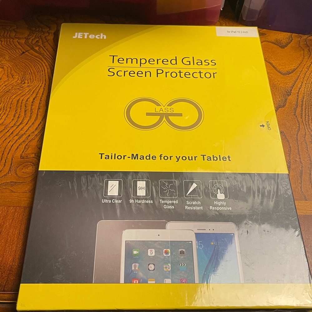 Made for your iPad. Tempered glass/screen protector. New In box